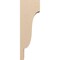 Ekena Millwork 6"W x 12"D x 36"H Thin Newport Rough Cedar Woodgrain TimberThane Corbel, Primed Tan CORUR06X12X36NEWRCPR - alternate 3